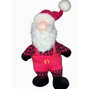 Russ Berrie 12 inch Santa Claus Soft Plush Stuffed Toy Santa